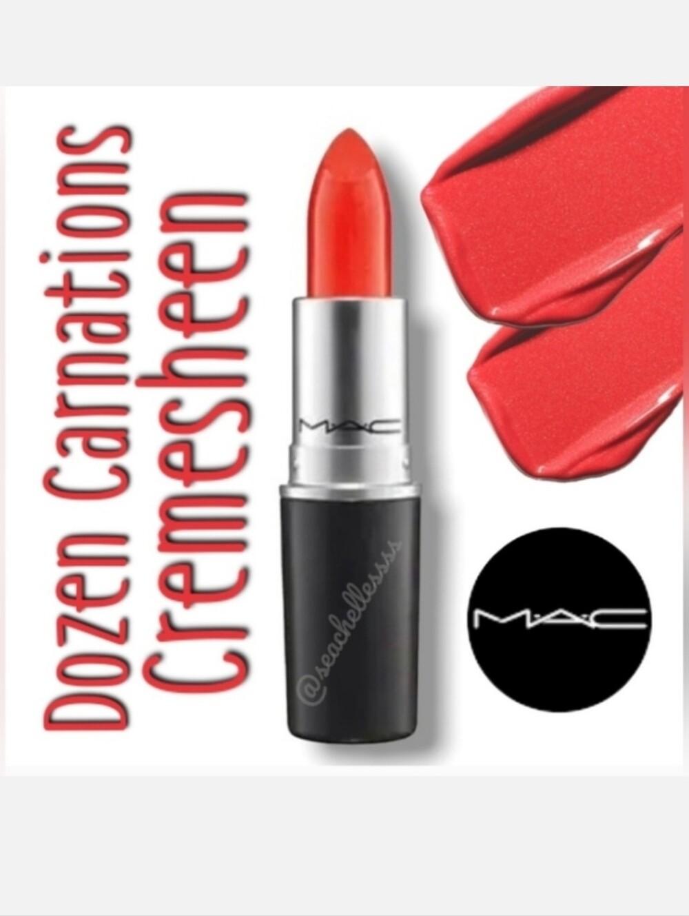 Dozen Carnations Cremesheen Lipstick Mac Cosmetics Brand New in Box Full Size